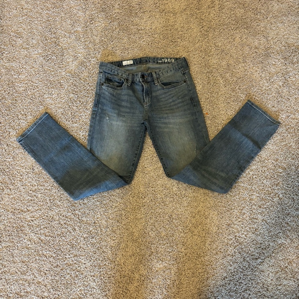 Gap 1969 Real Straight Jeans – Size 27R - Picture 2 of 4